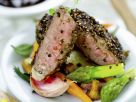 Argentinisches Rinderfilet mit Pfifferlingen und Gemüse Rezept